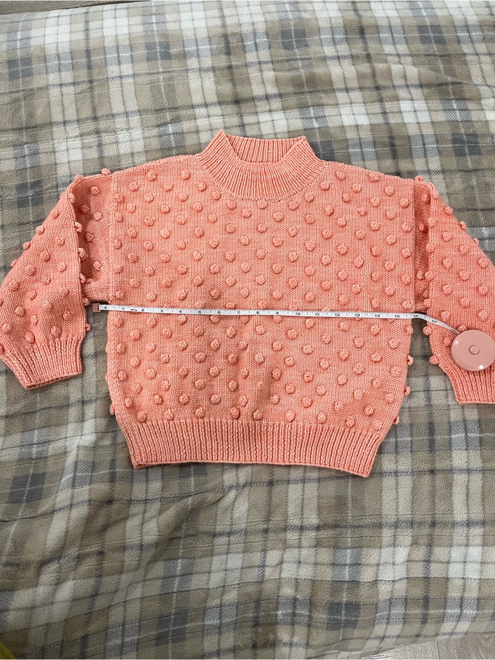 Misha + Puff Wool Popcorn Mockneck Sweater